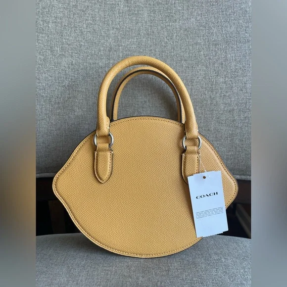NWT！COACH Lemon Crossbody Bag（COACH CR251 ）Silver/Honeycomb